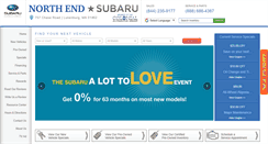 Desktop Screenshot of buynorthendsubaru.com