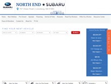 Tablet Screenshot of buynorthendsubaru.com